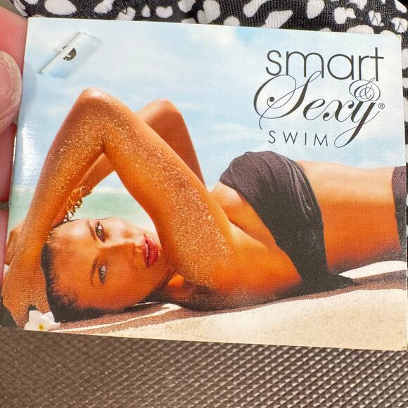 NWT Smart & Sexy Swim Women's Secret Convertible Push-Up Bikini Top Size 34D - Picture 2 of 8